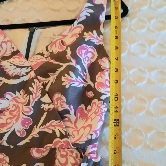 Boden Cotton/Linen Faux Wrap Sleeveless Dress, Size 4R - Picture 10 of 12